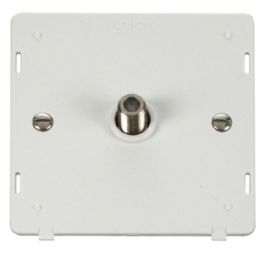 SIN156PW  Definity Single Satellite Socket Insert White